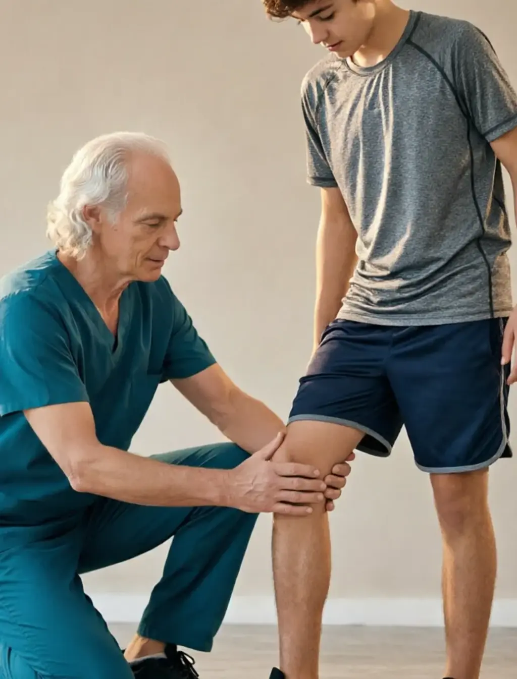 Análisis biomecánico del pie con sensores en clínica de fisioterapia.